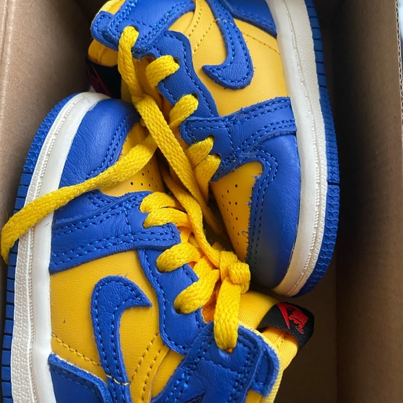 Royal blue & Yellow number 1’s - Picture 2 of 3